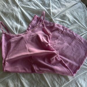 Skims Logo Pointelle Dress